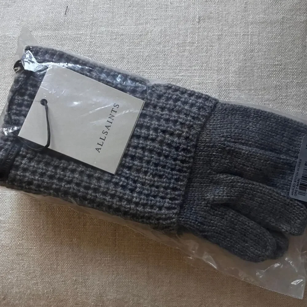Allsaints Women's Grey Gloves